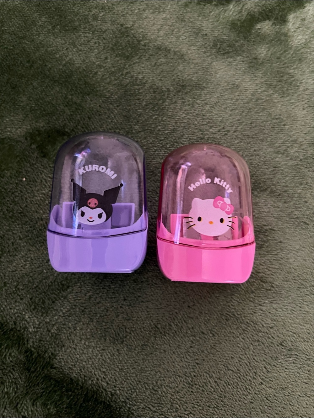 Hello Kitty & Kuromi Pencil Sharpener Bundle - Picture 1 of 2